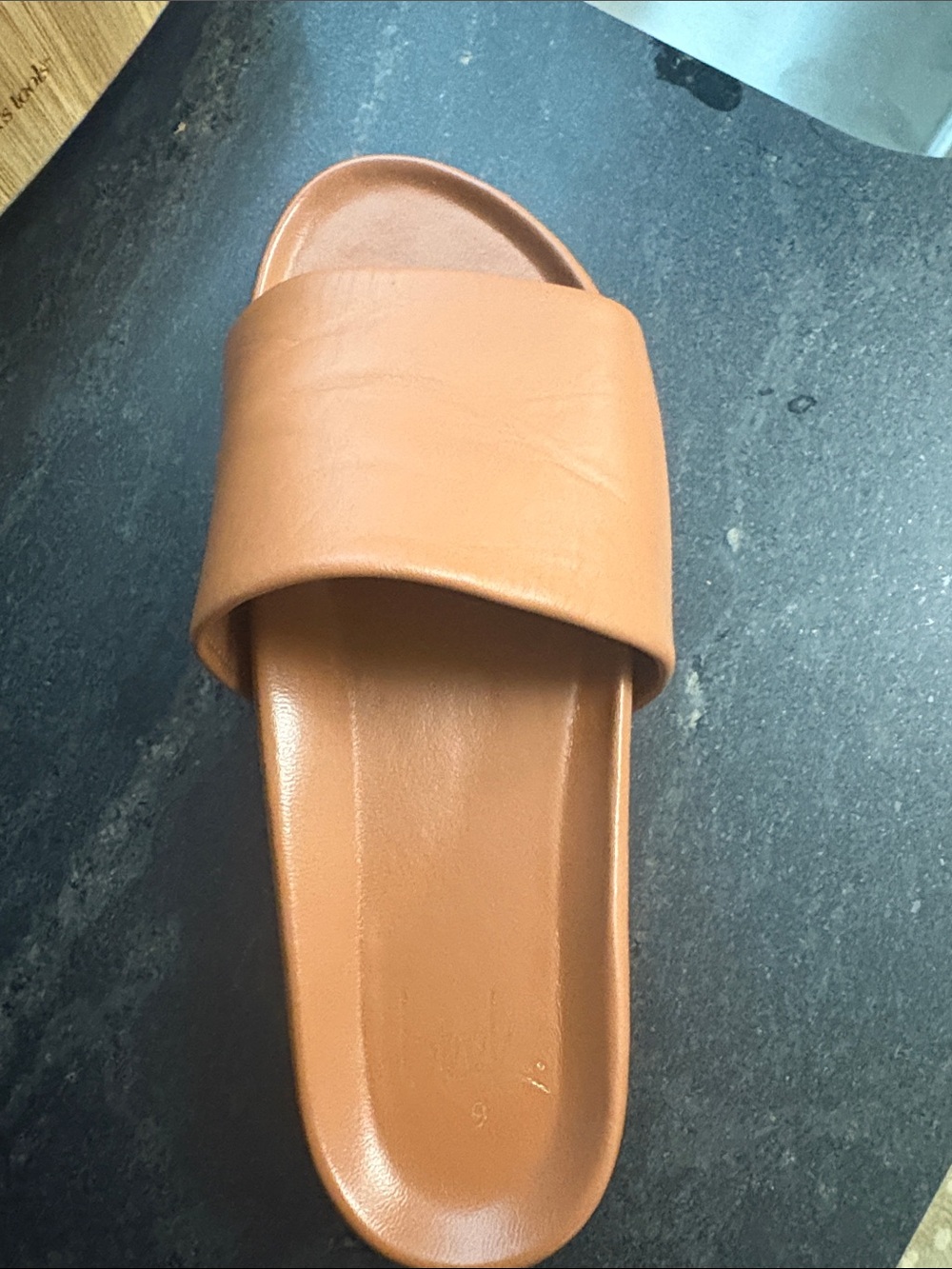 beek Women's Cognac Slide Sandal